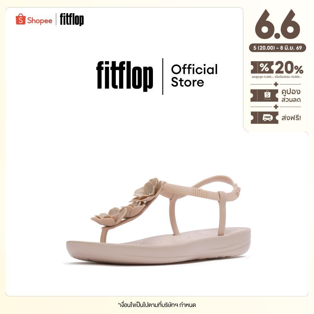 FITFLOP IQUSHION SPLASH FLOWER T-BAR รองเท้าแตะผู้หญิง รุ่น A6U-C53 สี PINK