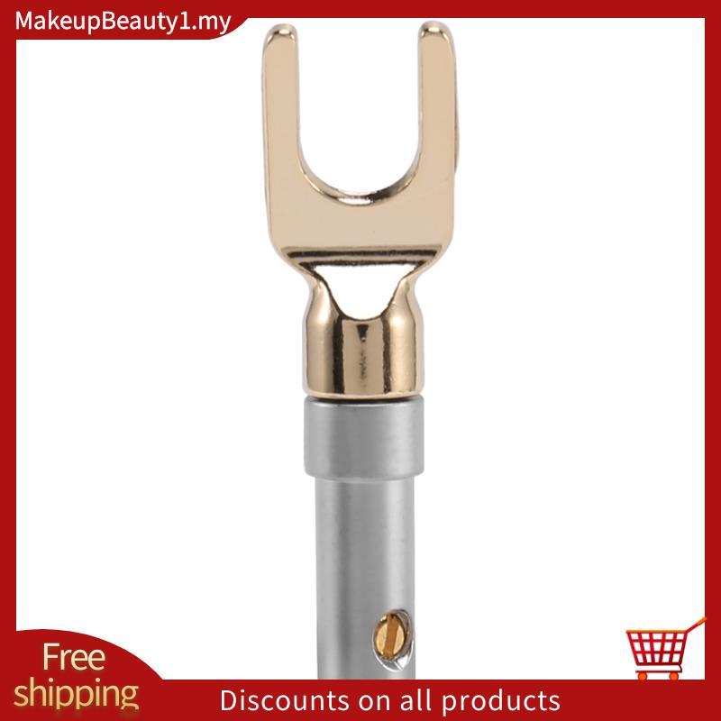 Y Plug 45 องศา Terminal Spade Connector สําหรับสายลําโพง Diy/ลําโพง Connecti Wire Diy - แพ็ค 12 (6 ส