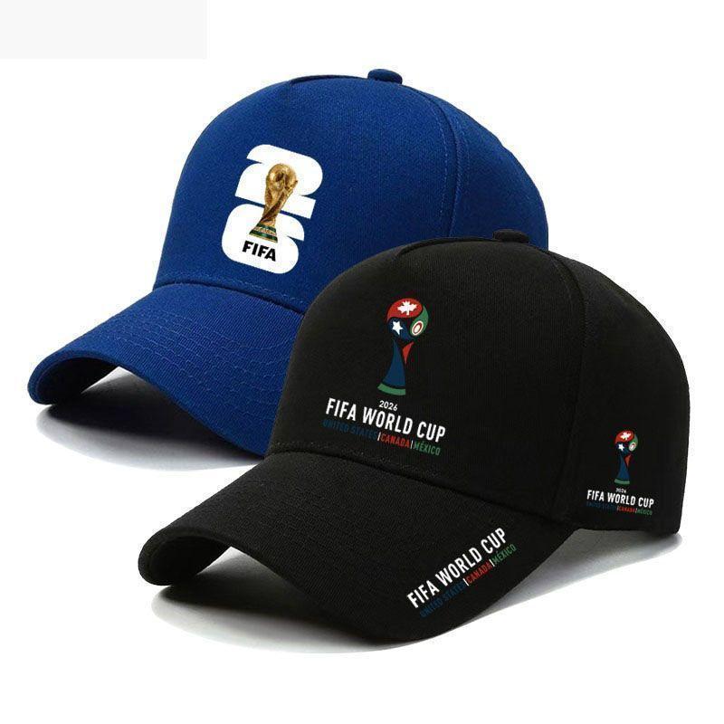 หมวกกันแดด World Cup 2026 Football Baseball Cap for Men - Canada Mexico USA Champion Style Sports Fan Hat