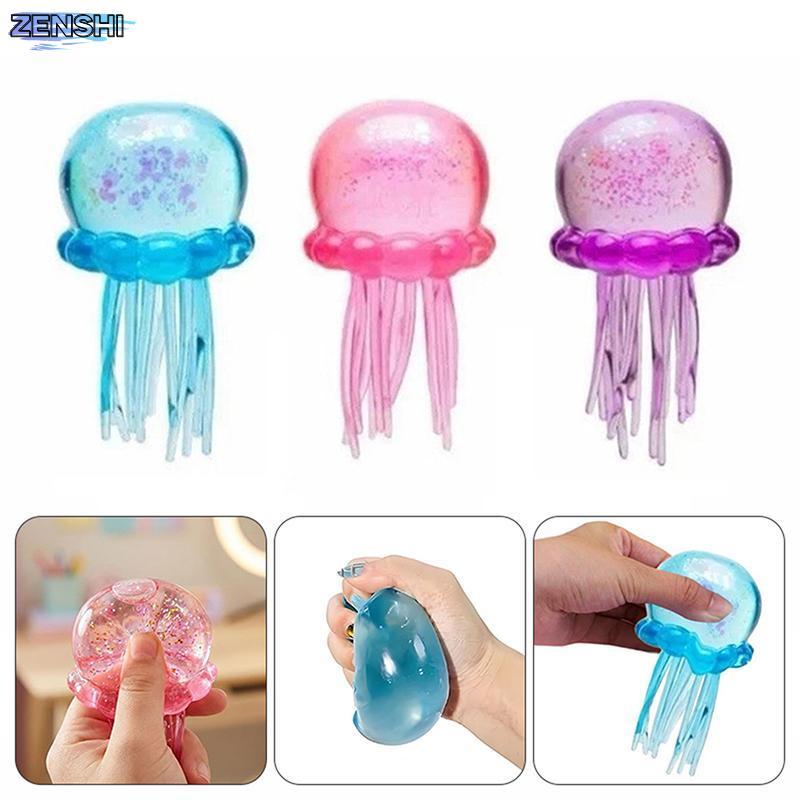 [Zen-t] แมงกะพรุนบีบของเล่นความเครียดบรรเทา Sensory Fidget Squishy นุ่มช้า Rebound ของเล่นสําหรับนักเรียนและพนักงานออฟฟิศ