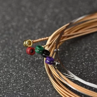 🎶2026 UP++🎶สายกีตาร์โปร่ง D’Addario แท้ 85/15 Bronze Made in USA เบอร์ 9 10 11 12 เสียงใส ดีดลื่น สำหรับกีตาร์อะคูสติก