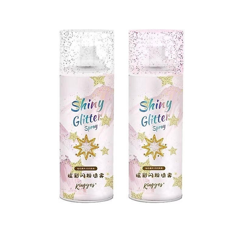 E220 Glitter สเปรย์กากเพชรชิมเมอร์ ไฮไลท์กลิตเตอร์ วิ้งๆ สีสวยชัด ขนาด 120ml