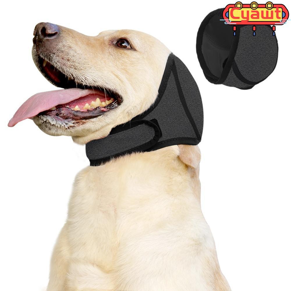 CYAWT สุนัข Calming Earmuff, ป้องกันการได้ยินลดเสียงรบกวนสุนัข Soothing Headcover, กันน้ํา Shock Proof สุนัขหูฤดูร้อนว่ายน้ํา