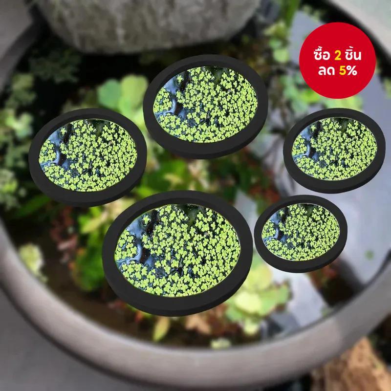 AquaMate 5 ชิ้น EVA แหวนให้อาหารปลาลอยพืช Corral Aquarium Pond อุปกรณ์เสริม