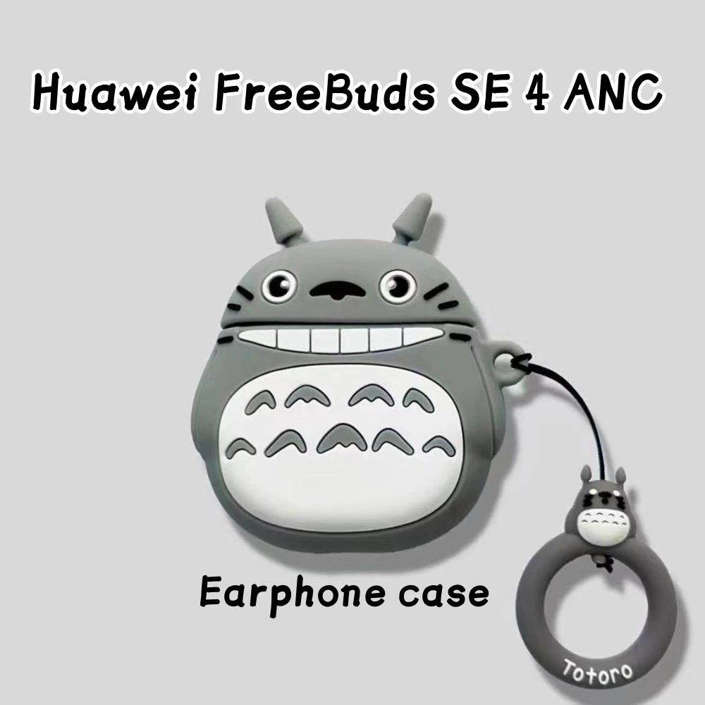 ความนิยม สําหรับ Huawei FreeBuds SE 4 ANC กรณีปลอกซิลิโคนอ่อนนุ่มหูฟังคอลเลกชันกรณี Anti-fall การ์ตูน NO.2
