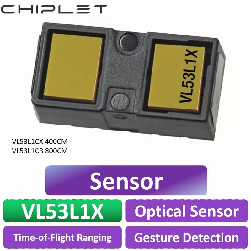 1pcs VL53L1X Optical Sensor ระยะไกลตั้งแต่ Time-of-Flight Sensor ToF VL53L1CX 400CM VL53L1CB 800CM L