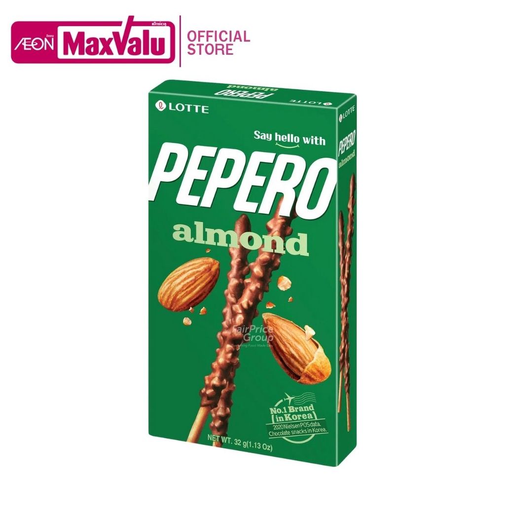 ล็อตเต้ เปเปอโรอัลมอนด์ Peperro Almond 32g.