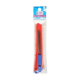 อีซี่ มีดคัตเตอร์พลาสติก9มม. E'SY Plastic Cutter 9mm. 1Pcs.