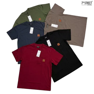 รวมสีเสื้อยืดคอกลมแขนสั้น 7ᵗʰ Street (Light) รุ่น L-BAG ทรงหลวม ไหล่ตก ไม่รัดตัว เนื้อผ้า 100% Cotton Relaxed Fit ไซส...