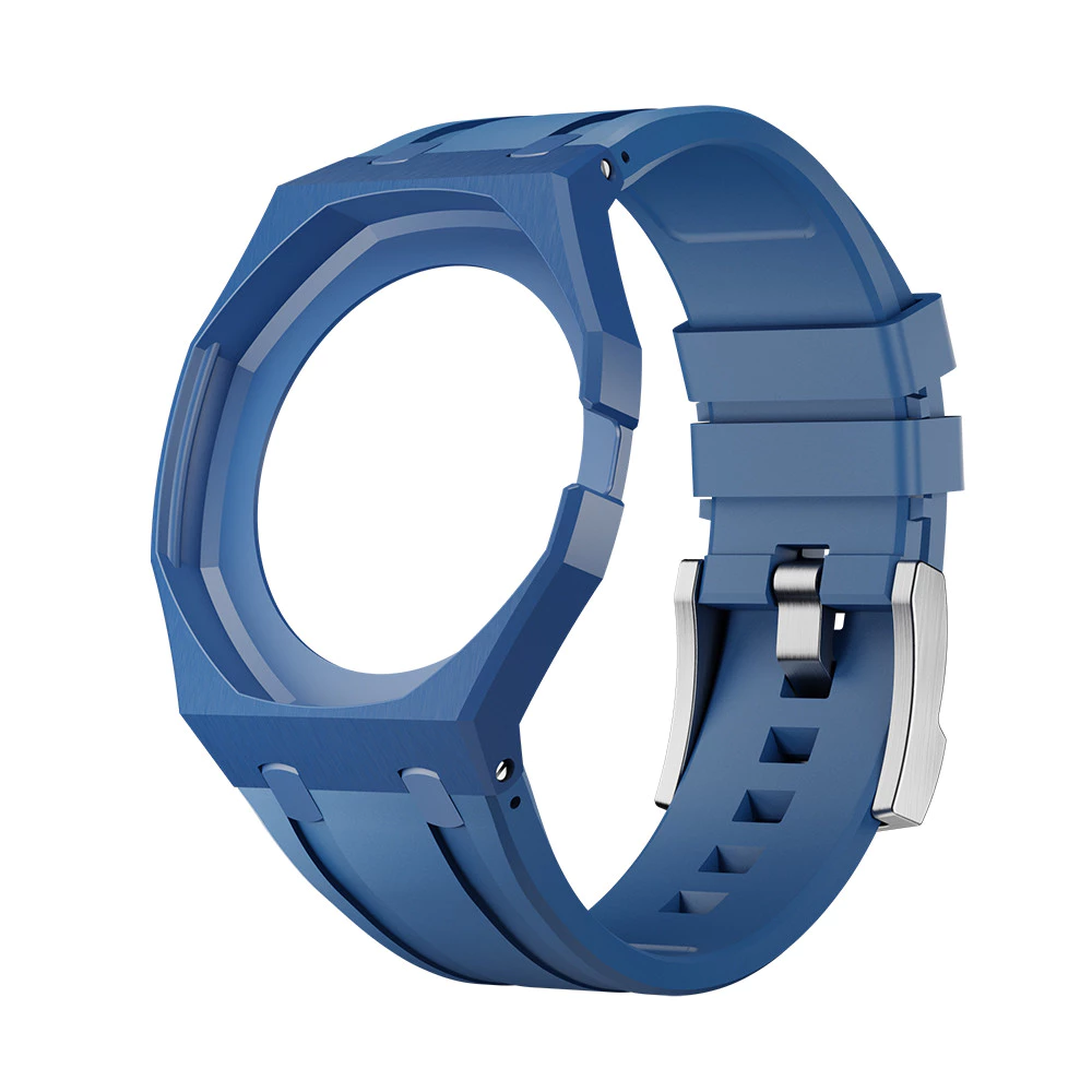 Swatch x AP Royal Pop Original Case Royal Oak Biocermic Ceramic Case+สายรัดซิลิโคนสําหรับ Swatch x AP Royal pop Pocket watch