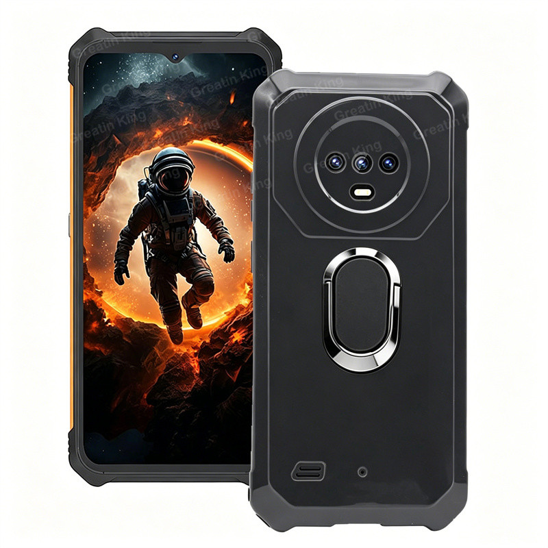สําหรับ Cubot Kingkong ES 3 เคสโทรศัพท์รถแม่เหล็กแหวนโลหะผู้ถือขาตั้งฝาหลัง
