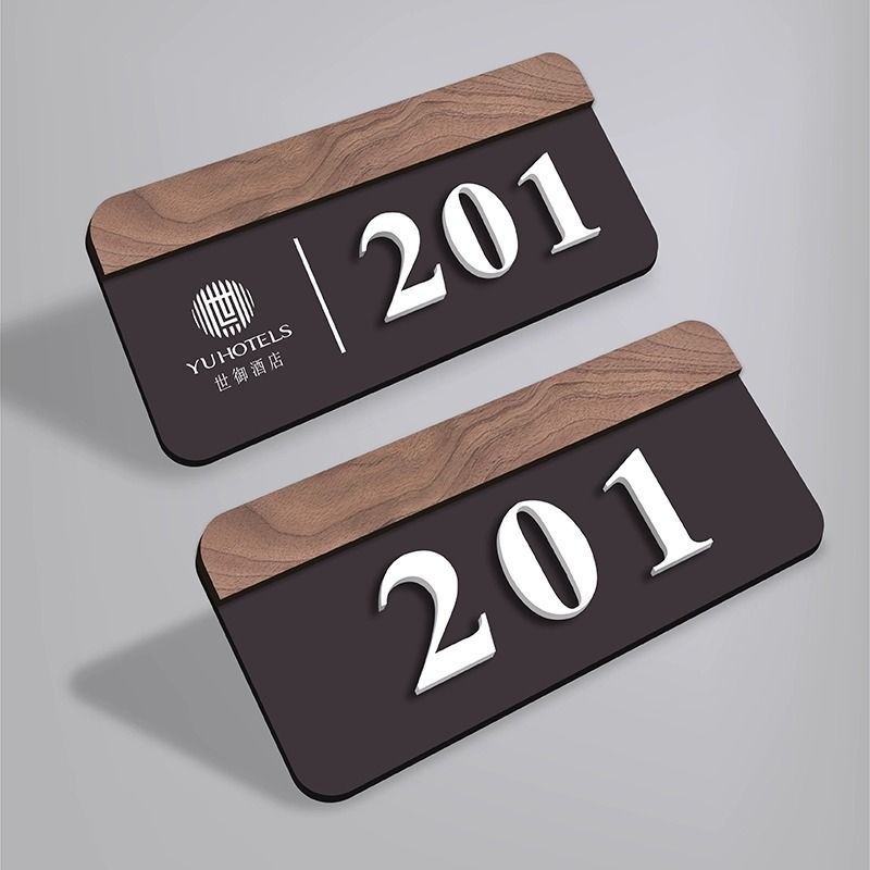 High-End House Number ที่กําหนดเอง House Number High-End House Number Plate Room Hotel Hotel Office1