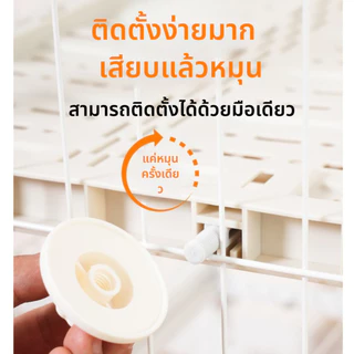 แผ่นรองกรงสัตว์เลี้ยง ปรับปรุงกรงแมว แพลตฟอร์มกรงแมว ปรับได้ สะดวกสำหรับสัตว์เลี้ยง การปรับปรุงกรง