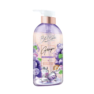 Benice บีไนซ์ ชาวเวอร์ เจล เกรป เอ็กโซ ไบรท์ 450 มล.