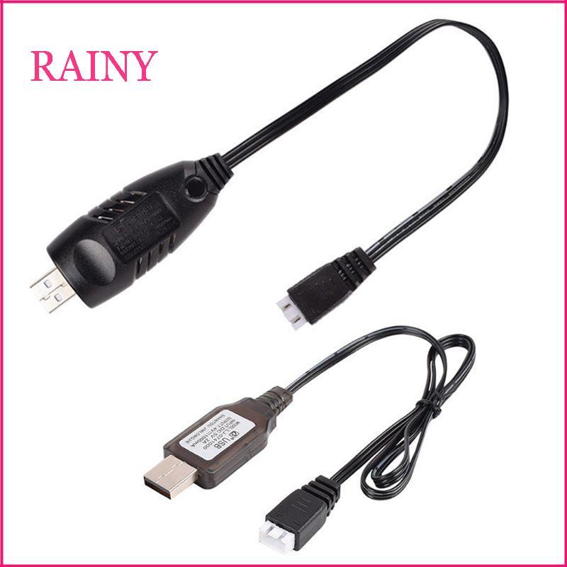 RAINY 7 4v Charger XH-3P 2S Lipo Fast ชาร์จไฟฟ้าสําหรับรถยนต์ RC Drone ของเล่น