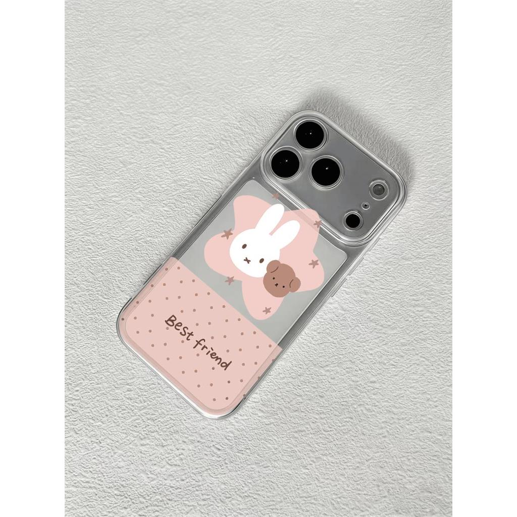 Powder Rabbit สําหรับ iPhone 1715 16P ใหม่ 1413 เคสเจนนุ่ม