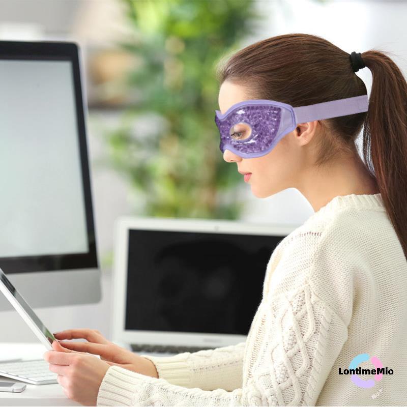 LontimeMio] Eye Mask Gel Cooling Eye Sleep Mask Ice Coldpress Puffy Eyes Dry Eyes Beauty ใหม่
