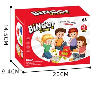 เกมบิงโก Bingo เกมบิงโกกลุ่ม เรียนรู้คำศัพท์ภาษาอังกฤษ เล่นกับกลุ่มเพื่อน ครอบครัว เล่นได้ 2 - 4 คน