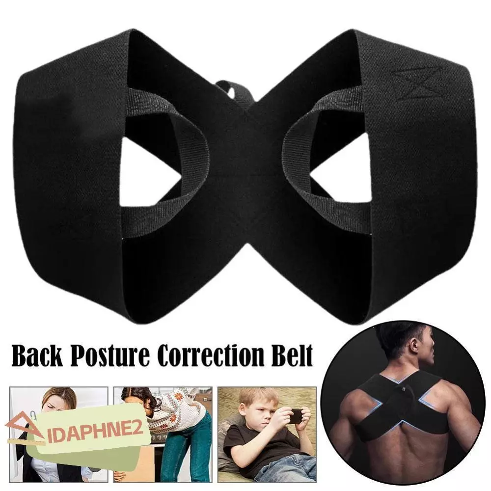 IDAPHNE2 เข็มขัดแก้ไข Anti-camel, เข็มขัดปรับได้ Assistive Posture Corrector, ไหล่ Straightener Fitness Training