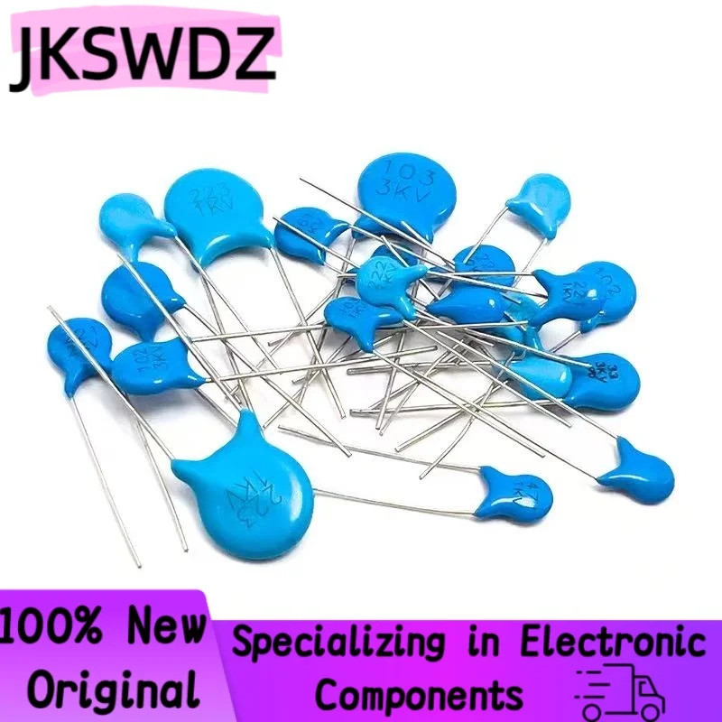 10-50pcs ตัวเก็บประจุเซรามิกแรงดันสูง 1KV 2KV 3KV 101 102 103 221 1000V 2000V 3000V 222 223 471 472 