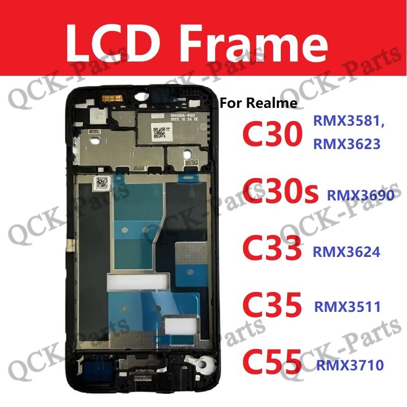 กรอบหน้า LCD สําหรับ Realme C30 C30S C31 C33 C35 RMX3581 RMX3623 RMX3690 RMX3624 RMX3511 RMX3710