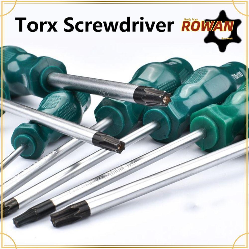 ROWANTH Torx ไขควง, 400 มม.พร้อมไขควงหกเหลี่ยมรู, T15 T20 T25 T30 เครื่องมือคุณภาพสูง Allen ไขควง