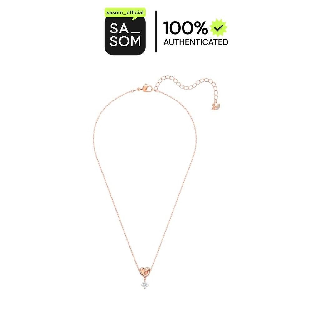 Swarovski قلادة قلب Lifelong — روز جولد (أصلية)
