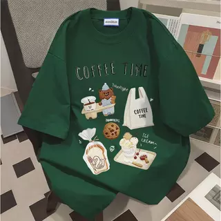 เสื้อยืด oversize เกาหลี ผ้าคอตตอนแท้ 100% เย็นจัด แห้งไว ระบายอากาศดี unisex ใส่ได้ทั้ง ชายหญิง #39