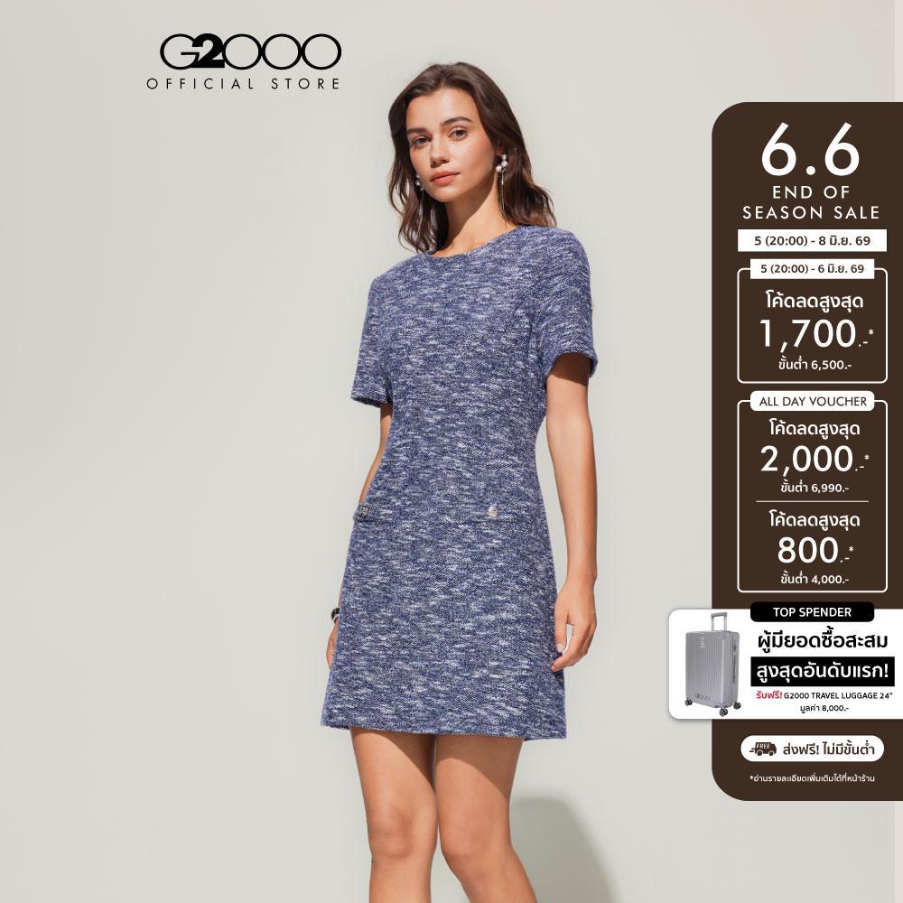 G2000 เดรสสำหรับผู้หญิง รุ่น A-Shape 5123360277 NAVY