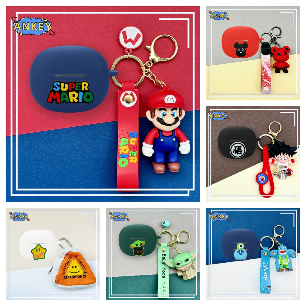 Compatible with HONOR Choice Earbuds X8i Bluetooth Earphone Protective Silicone Cute Cartoon Covers 