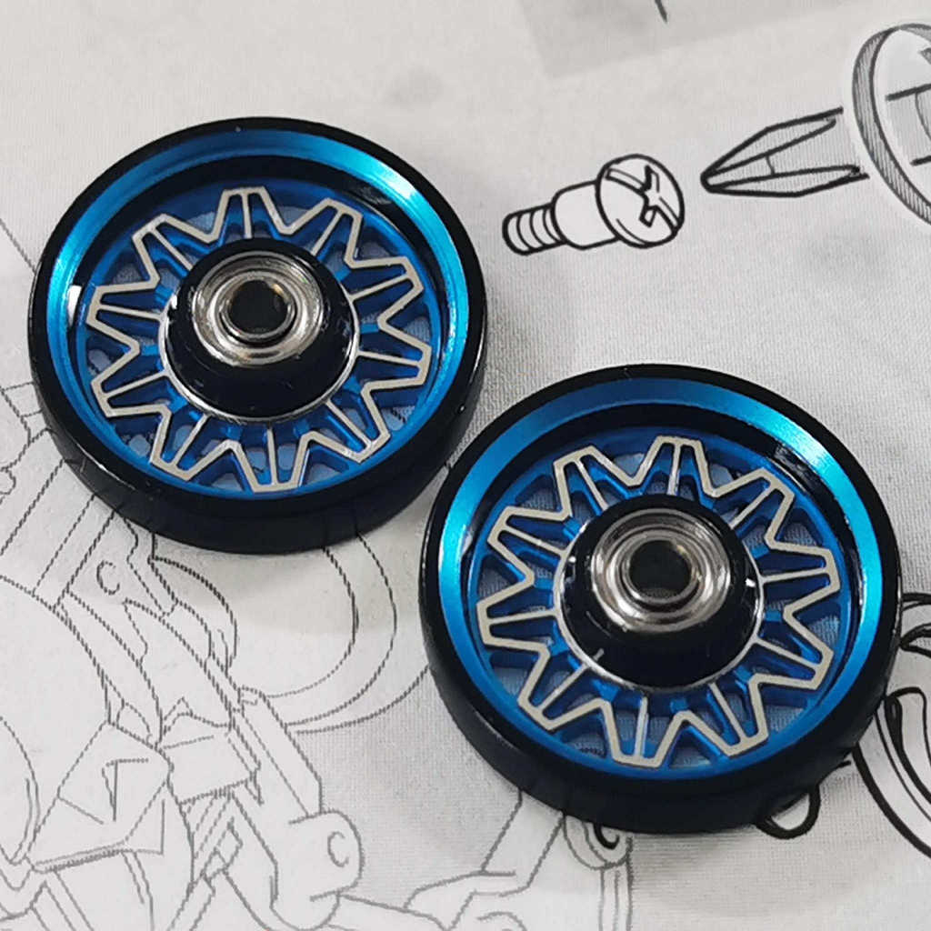 [รุ่น R] TAMIYA Rollers TAMIYA Mini สี่ล้อไดรฟ์ 15464 Anode Dyeing 15437CNC Guide Wheel 15426
