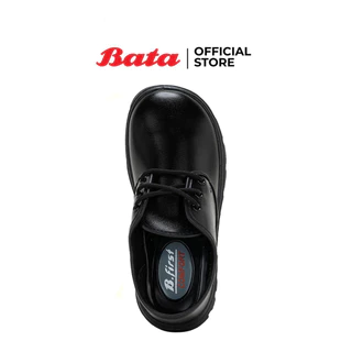 Bata บาจา รองเท้านักเรียนเด็กผู้ชาย รองเท้าทางการ รองเท้าเด็ก รองเท้านักเรียนแบบผูกเชือก School Shoes สีดำ 3216126