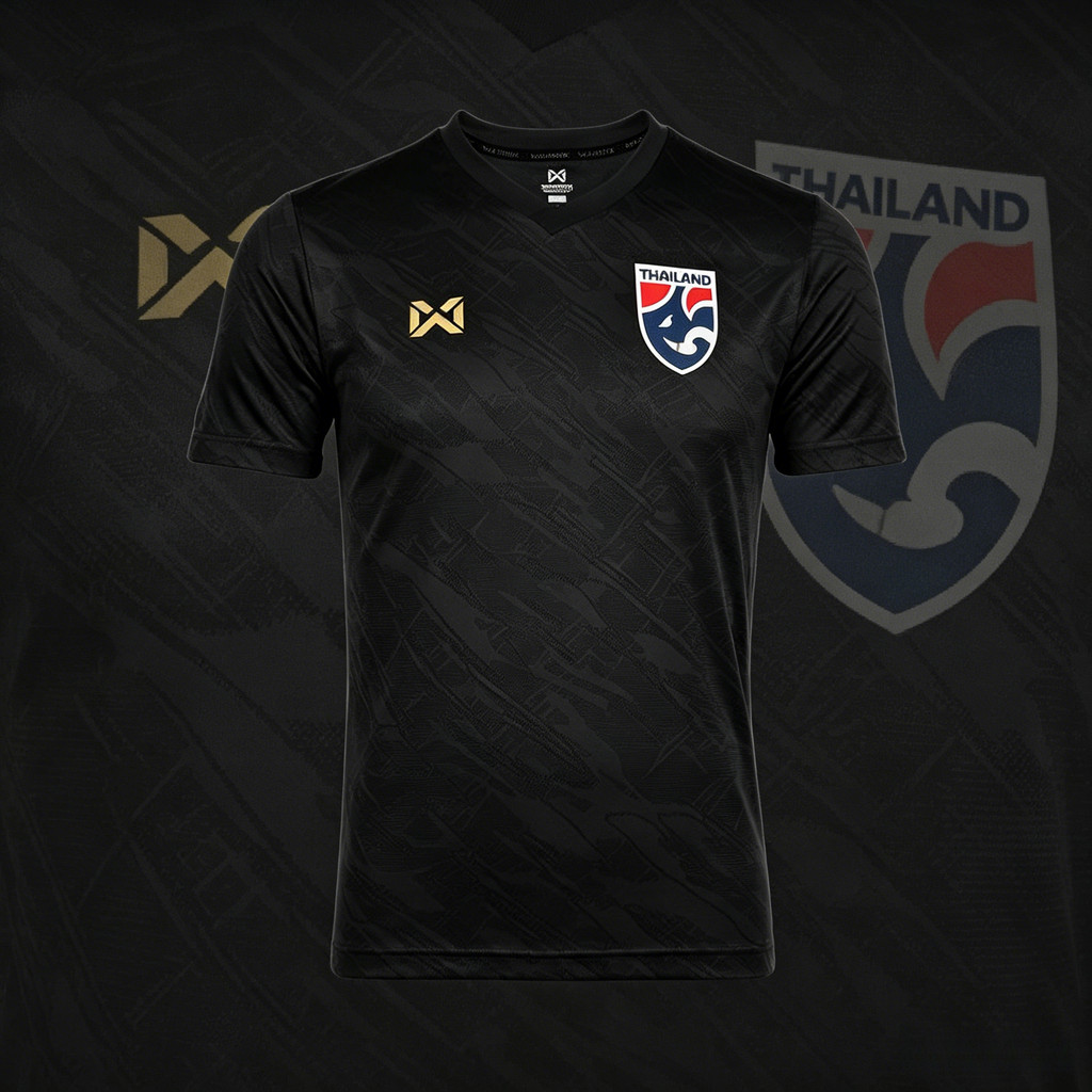เสื้อยืดธีมทีมชาติไทยThailand Football ผ้าฝ้ายธรรมชาติ100% แฟชั่นกีฬา ทั้งชายหญิงใส่ออกกำลังกายประจำวัน S-5XL