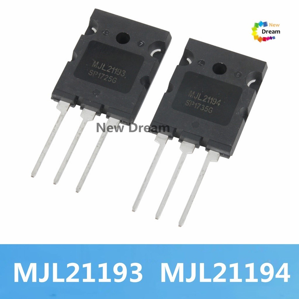 1 คู่ MJL21193 MJL21194 TO-3PBL MJL 21193 21194 TO-3PL 16A 250V 200W ทรานซิสเตอร์ IC สําหรับเชื่อม