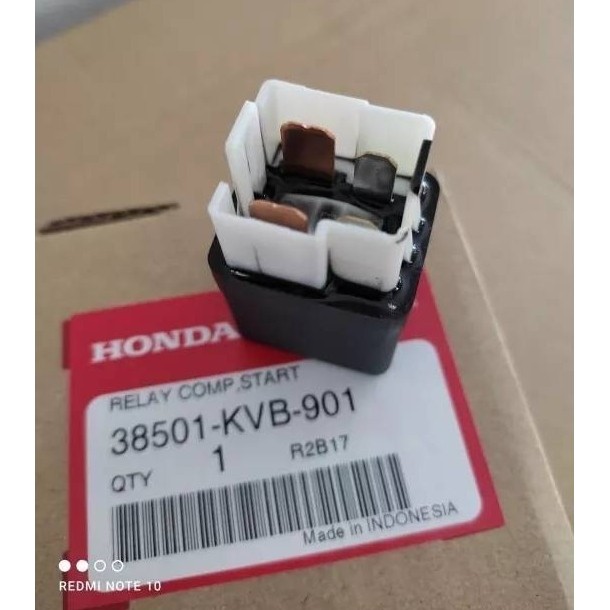 รีเลย์สตาร์ท แท้ 100% HONDA WAVE110 W125 W110I W125I CLICK CLICK-I SCOPY-I รหัสสินค้า 38501-KVB-901