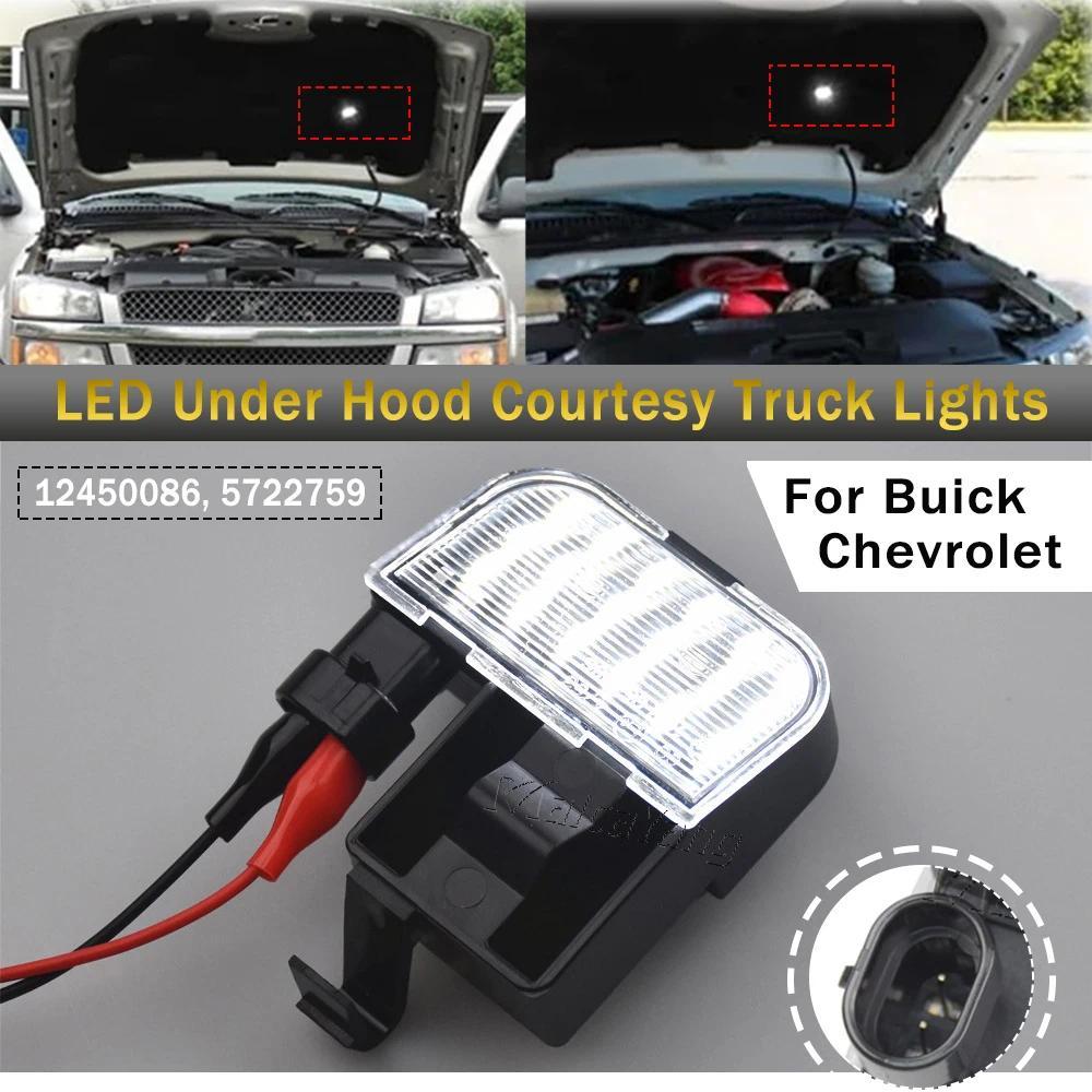 MAFor Chevrolet Chevy Express 1500 2500 3500 Silverado Venture GMC Savana White LED Under Hood Court
