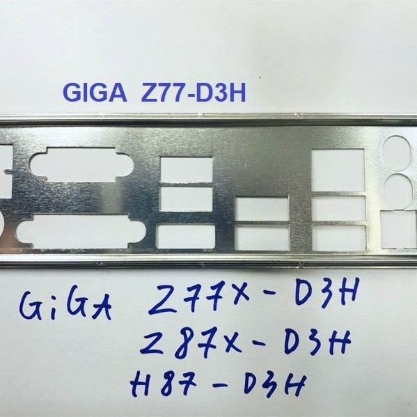 FE บล็อกหลัก GIGABYTE Z77-D3H (โล่หลัก IO: 552)