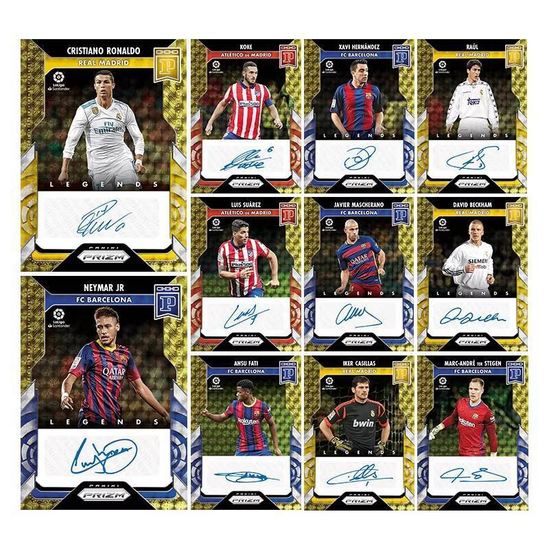 Diy Homemade Panini Football Card Neymar Cristiano Ronaldo Ansu Fati Luka Modric Signature Collection Card