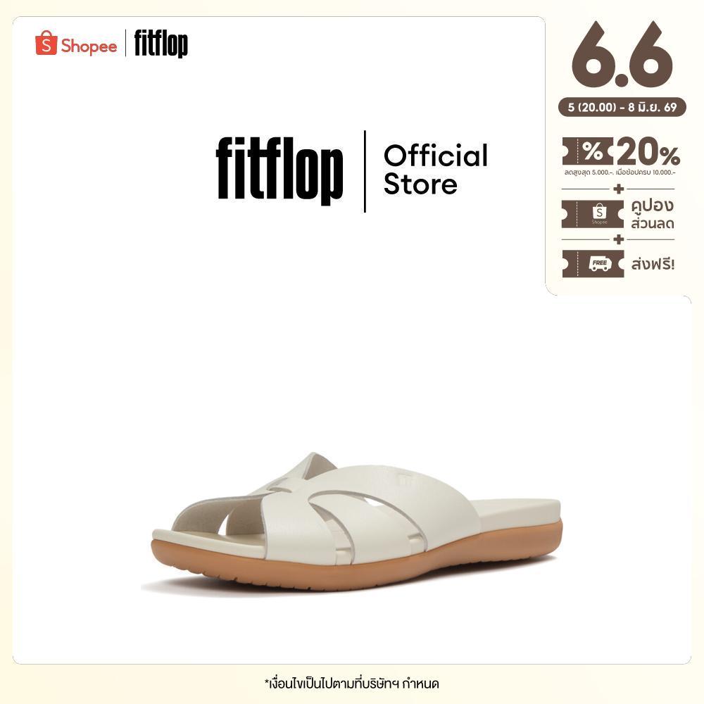 FITFLOP SOLAY WATERPROOF-LEATH WOVEN S รองเท้าแตะผู้หญิง รุ่น A6A-477 สี BEIGE
