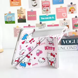 เคสไอแพด 360° หมุนได้ แบบแกน Y ตั้งแนวตั้ง-แนวนอน for iPad gen10 gen11 A16 Air11 Air6 Air7 Air8 Air5 Air4 gen5 gen6 gen7 gen8 gen9 pro11 Pro12.9 Air13 มีตัวล็อคปก เคสสำหรับไอแพด