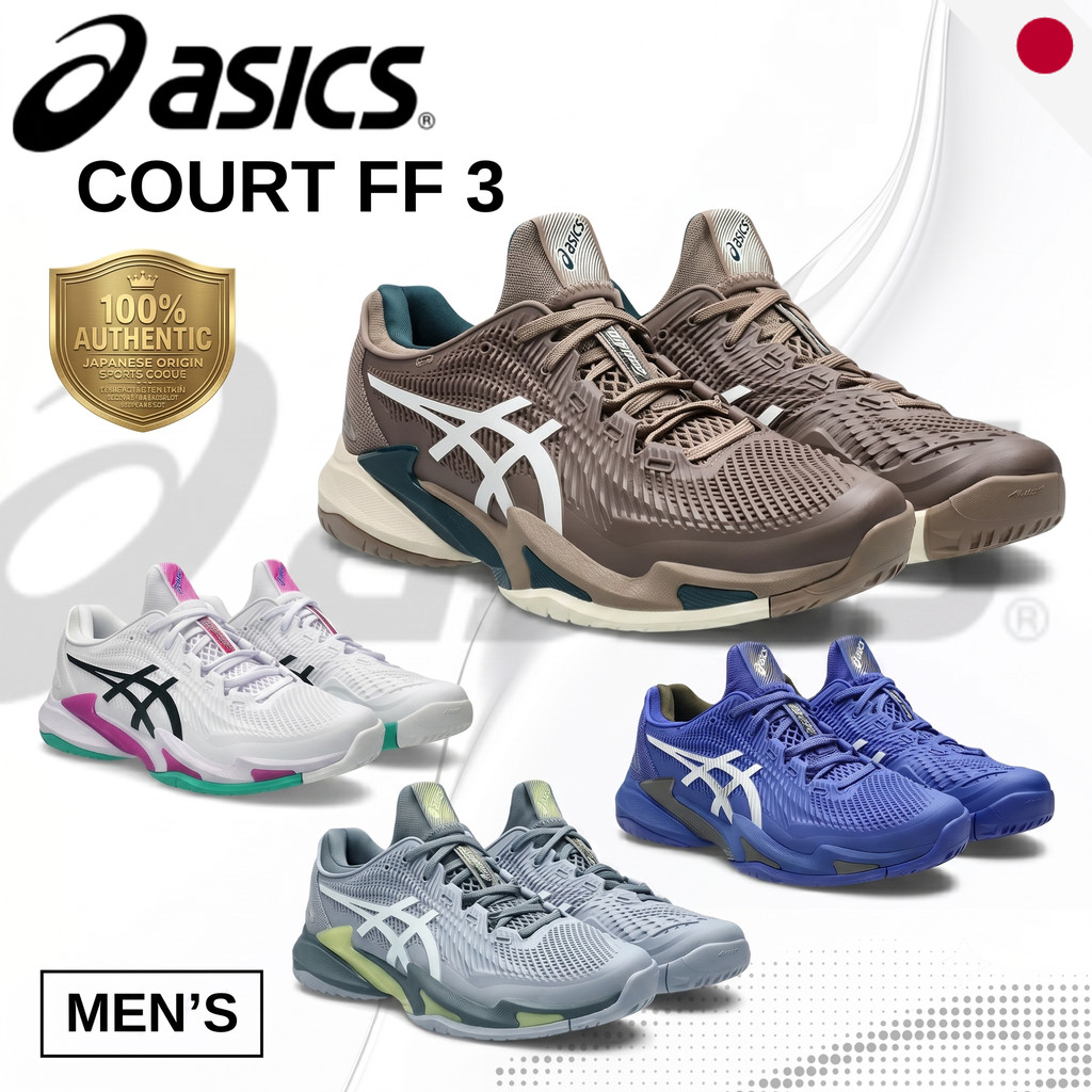 Asics COURT FF 3 Men's Tennis Shoes - Professional All-Court Stability - Japan Direct