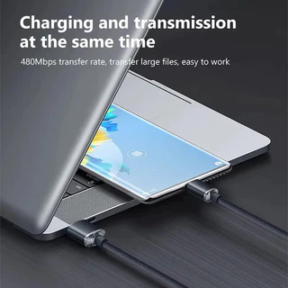 120W 6A Fast Charging Type C Data Braid สําหรับ Samsung Super Quickly Charger USB-A สายไฟ