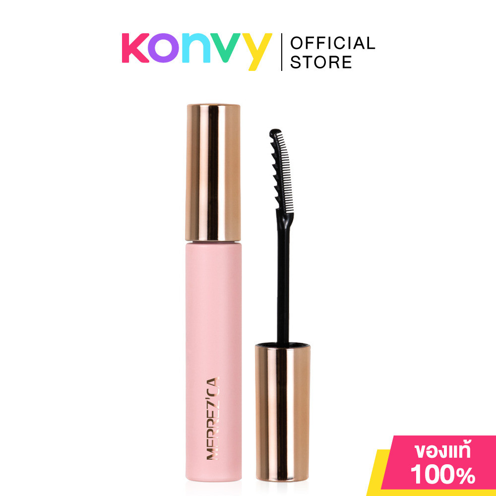 Merrezca Lash Lift Comb Mascara หัวแปรง 2 ด้านในแท่งเดียว จับช่อเรียงเส้นขนตา งอนเด้ง ตลอดวัน