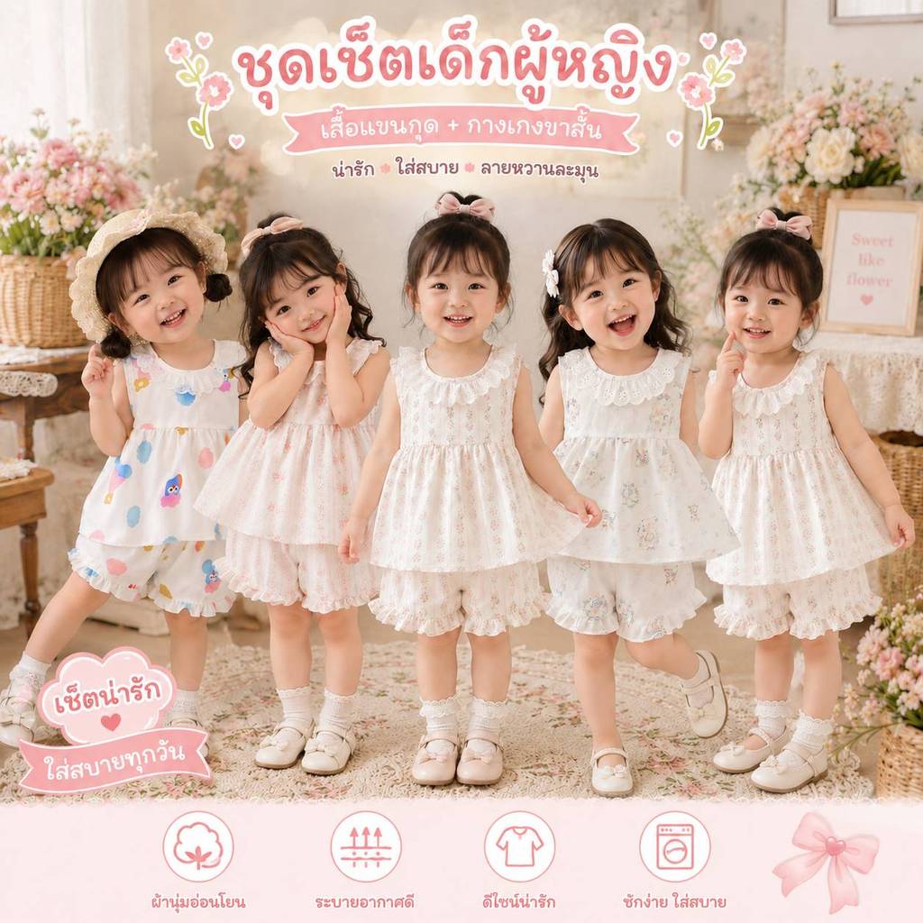 ชุดเซ็ตแขนกุด+กางเกงขาสั้น สไตล์มินิมอล ใส่เที่ยว ใส่อยู่บ้าน เนื้อผ้าใส่สบาย ไม่ร้อน🎀