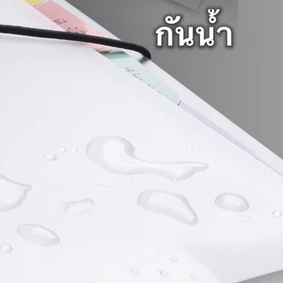 โฟลเดอร์ 8 ชั้นสําหรับนักเรียนที่มีถุงเอกสารความจุขนาดใหญ่ ถุงเก็บของคัดแยกหลายชั้น กล่องคลิปหนีบกระดาษทดสอบ A4 สิ่งป