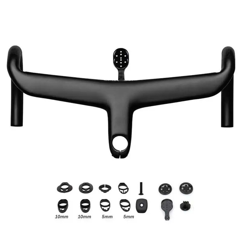 อุตสาหกรรม eletarone แผนที่คาร์บอน Handlebar Bent Bar ภายในสาย Roouting 127 มม. 75 มม.Reach SL7 จักร