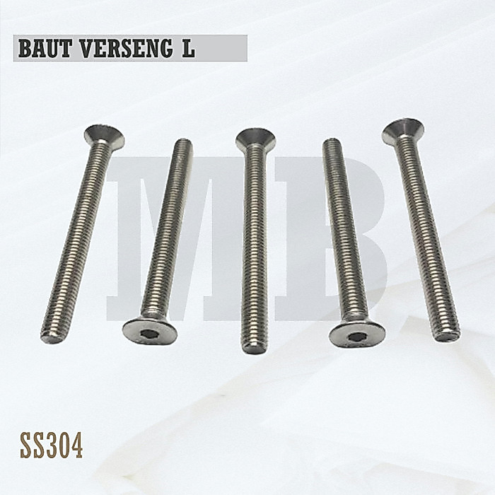 Bolt Verseng L M4X10 / Bolt JFL 4X10 / Countersunk L M4 X 10 / 4 X 10 - Socket Countersunk Screw Sta