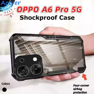 ⚡️ส่งจากไทย⚡️HHLเคสกันกระแทกแบบใสสําหรับ Oppo A6Pro A5Pro A6X A5X A3X A18 A38 A58 4G A58 A78 5G