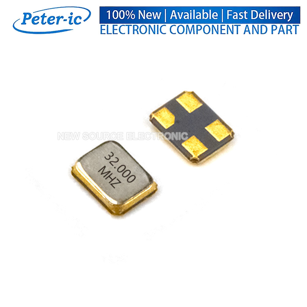(1-10 ชิ้น) 1612 32MHz SMD Passive Crystal Oscilator 4Pin 1.6*1.2 มม.ควอตซ์ Resonator