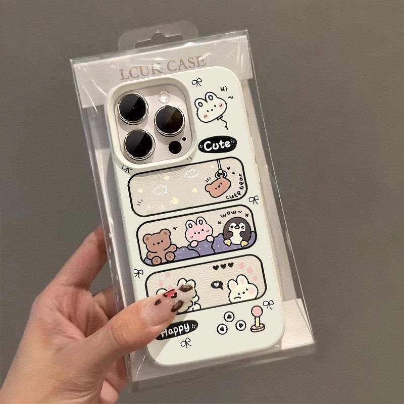 Snap&Co เคสเกาหลีสไตล์คาเฟ่มินิมอล สำหรับ iPhone 17 16 15 14 13 12 11 Pro Max XR Xs 8Plus กันตก 13PRO 14PLUS 2026